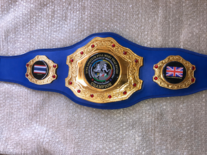 Cinturón de Campeonato de Boxeo Personalizado con Logotipo Personalizado, Cinturón de Entrenamiento de MMA Duradero de Cuero Vacuno de Alta Calidad por Aero - Product Image 5