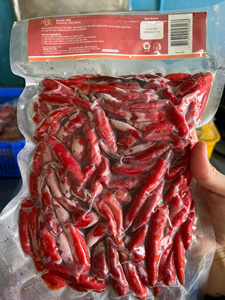 พริกแดงแช่แข็งพรีเมียม สีธรรมชาติ คุณภาพสดใหม่ เวียดนาม บรรจุภัณฑ์ขนาดใหญ่ 1 กก. อายุการเก็บรักษา 12 เดือน เวียดเดลต้า - Product Image 4