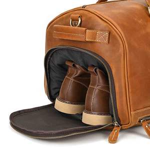 Sac de voyage unisexe NESTA SPORTS en cuir véritable vintage, 62 cm, super grand sac de week-end, style sport, sac de voyage et de sport à bandoulière - Product Image 5