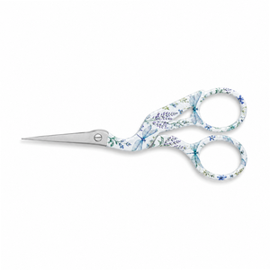 Dragonfly <b>Floral</b> Embroidery <b>Scissors</b> 4.5 Inch Stainless Steel Sharp Pointed Crane Embroidery <b>Scissors</b> - Product Image 3