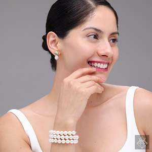 PRAO Graceful Globe <b>Pearl</b> Pendant <b>Set</b> Elegant Fine Jewelry Collection - Product Image 3
