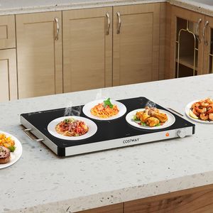 Scaldavivande Elettrico con Controllo della Temperatura Regolabile e Protezione dal Surriscaldamento per Riscaldare e Mantenere Caldi gli Alimenti - Product Image 1