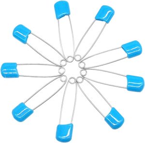 Épingles à nourrice 53mm, tête en plastique, épingles à couches en acier inoxydable pour quilting couture point marqueur serrure vente en gros - Product Image 1