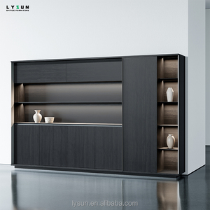 Meuble de rangement modulaire de luxe en bois <span class=keywords><strong>MFC</strong></span> écologique pour dossiers, grande capacité, idéal pour les écoles, hôtels et hôpitaux - Product Image 1