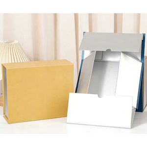Boîte en papier avec fermeture magnétique pliable, emballage de luxe, boîte cadeau personnalisée, boîte de vêtements de marque haut de gamme avec votre propre logo - Product Image 4