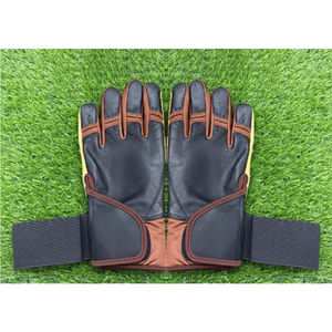 Gants de frappe de baseball en cuir respirant pour adultes, paume antidérapante, 100 % haute qualité, écologiques, personnalisables, légers - Product Image 5
