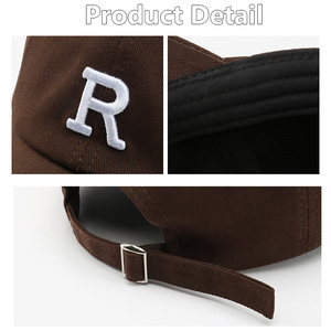 Casquette de baseball en coton brodée avec logo, 6 panneaux, haute qualité, pour hommes et femmes, style hip-hop, vente en gros à prix réduit - Product Image 5