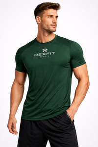 เสื้อยืดแขนยาวผู้ชาย REXFIT SPORTS OEM สำหรับเล่นกีฬา สีพื้นเรียบง่าย สวมใส่สบาย - Product Image 4