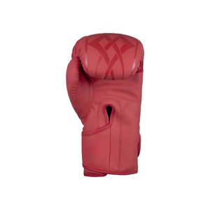 Red PU Boxing Training Gloves With <b>Velcro</b> Closure Breathable Design For Adults 14 Years & Up Unisex Martial Arts Use - Product Image 4