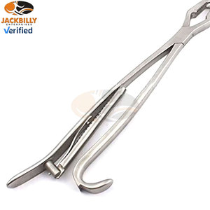 คีมจับกระดูก JACKBILLY คุณภาพพรีเมียม ได้รับการรับรองมาตรฐาน MOL ขนาด 17 นิ้ว แบบมีระบบ Ratchet สำหรับศัลยกรรมกระดูกและข้อ - Product Image 2