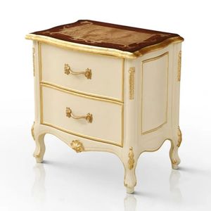 Juego de dormitorio Emma de lujo clásico en marrón y dorado, cama tapizada, muebles elegantes de estilo real para hotel o villa, ¡en oferta! - Product Image 5