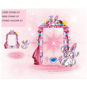 Support en acrylique pour jeu de cartes Pokémon NYMPHIA version coréenne - Standee d'anime et de jeu - Product Image 2