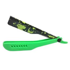 Rasoir à lame unique pour l'épilation du maillot de bain, lame en acier inoxydable, manche en plastique ABS, design camouflage vert, rose, blanc, noir - Product Image 5