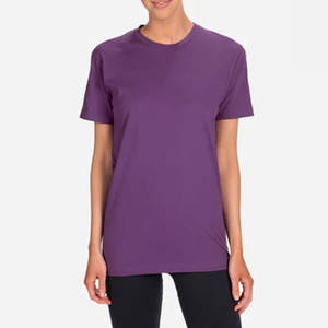 Camisetas Personalizadas con Cuello Redondo y Ribete en los Hombros, 60% Algodón Peinado, 40% Poliéster - Product Image 1