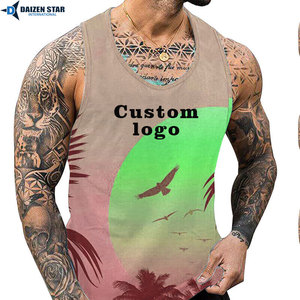 Breathable Mens Tank Top Sleeveless Fitness Gym Shirt Custom Sportswear - Product Image 6