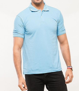 Chemises polo unies de luxe pour hommes, tissu en coton respirant, style smart casual, marché européen, étiquette privée personnalisée - Product Image 1