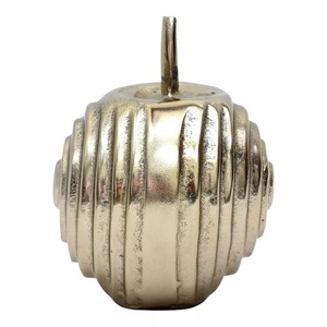 Sculpture contemporaine de pomme, décoration artistique de table, forme irrégulière, design fait main pour salon - Product Image 4