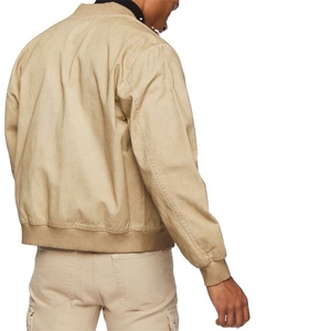 2024 automne hiver école collège varsité veste de haute qualité hommes Vintage coton fermeture éclair Bomber vol veste veste pour hommes - Product Image 1