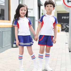 Conjunto de Uniforme Escolar Primario, Camisa Oxford Azul de Poliéster/Algodón con Corbata, Pantalones Caqui y Falda para Niños Unisex - Product Image 5