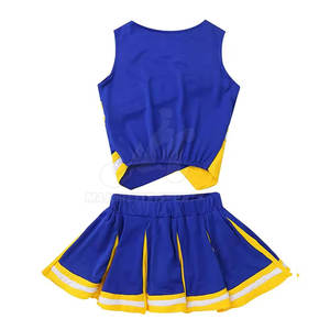 Créez Votre Propre Tenue d'Équipe : Robe de Cheerleading en Tissu Doux pour l'Entraînement - Product Image 2