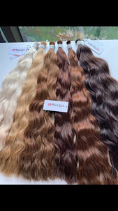 Top Trending 100% Vietnamese Natural Straight Raw Extensions Silky No Shedding Super Double Drawn Strong No <b>Tangle</b> Dark Colors - Product Image 3