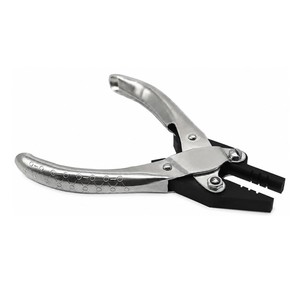 Pince à bec plat demi-rond parallèle à trois pinces pour la fabrication de rainures, outil de fabrication de bijoux 140 mm 5,51 pouces ZetomedPro - Product Image 4