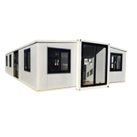 Maison conteneur extensible facile à déplacer, maison préfabriquée pliable, légère