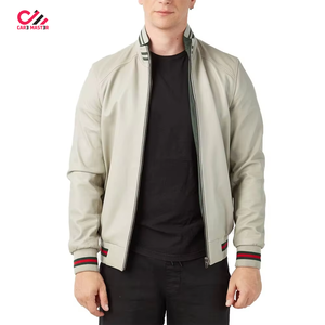 แจ็คเก็ตหนังผู้ชายแบบกำหนดเองยอดนิยม แจ็คเก็ตผู้ชายสำหรับกิจกรรมกลางแจ้ง เสื้อโค้ทหนังเด็กผู้ชาย แจ็คเก็ตหนังผู้ชายไซส์ใหญ่ลำลอง - Product Image 5