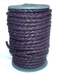 Cordones de cuero SAE impermeables de 4mm Acabado metálico Ecológico Producido en fábrica Encerado Trenzado Tejido Bolo Ropa Zapatos Bolsos Sombreros - Product Image 4