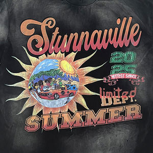 T-shirt Premium Personnalisé 100% Coton Épais Écologique Séchage Rapide pour Homme Coupe Ample Col Rond Imprimé Graphique Décontracté - Product Image 6