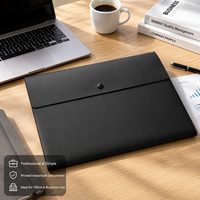 Pochette de classement A4 en PP personnalisable avec logo OEM/ODM, étanche et durable, avec bouton-pression pour bureau et entreprise