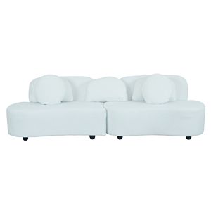 โซฟาผ้ากำมะหยี่สีเบจปี 2021 ด้านซ้ายสำหรับห้องนั่งเล่นของคุณ - Product Image 5