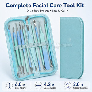 Portable Blackhead <b>Remover</b> Kit With Fine Tip Tools For Gentle Facial Cleaning Daily Skincare And Pore Care Blackhead <b>Remover</b> Kit - Product Image 6