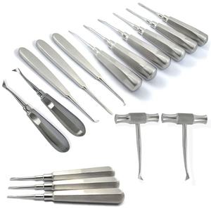 Ensemble d'instruments chirurgicaux dentaires en acier inoxydable MIANBRO ENTERPRISES, poignée ergonomique, manuel, certifié CE, couleur argent, classe I - Product Image 6
