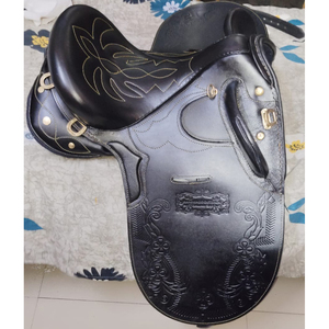 SE VENDE CUERO GENUINO STOCK SILLÍN JUEGO DE SILLÍN AUSTRALIANO GIRTH ESTRIBOS EN DÓLAR 75 TARJETA DE CRÉDITO TALLA 15 16 17 18 - Product Image 3