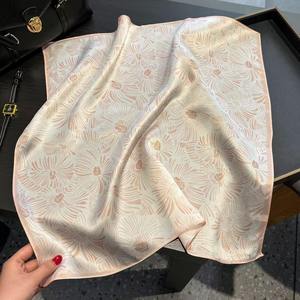 Luxury Womens Spring Adult <b>Square</b> <b>Scarf</b> Digital Geometric Print Breathable Soft Smooth Neck Head Hair Bandana Fashion - Product Image 5