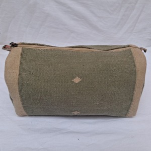 Cotton Zipper Travel Cosmetic <b>Bag</b> Stylish Fashion Practical Case Eco-Friendly Durable <b>Medium</b> <b>Size</b> Beauty Products Women's - Product Image 1