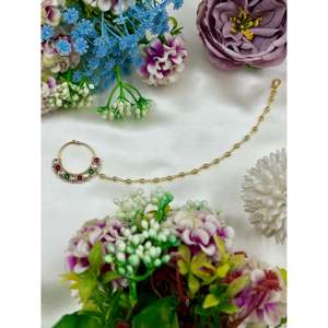 Indian Ethnic Artificial Jewellery Urmila Traditional <b>Nose</b> <b>Ring</b> for Casual Style - Product Image 1