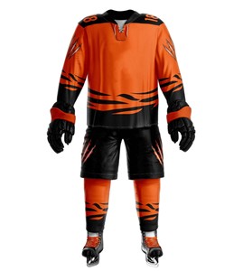 Direct Factory Price 100% Polyester Breathable Plus Size Ice Hockey Football Uniform with Animal & Letter Prints - Product Image 5