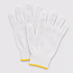 Soft Flexible Polyester <b>Gloves</b> Made With Lightweight Material Comfort Fit And Durable Construction For Industrial Use - Product Image 1