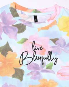 Camisetas Casuales de Corte Holgado para Mujer, Estilo Urbano, Mezcla de Algodón, con Estampado y Bordado para Primavera, Fabricación OEM - Product Image 6