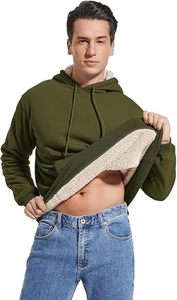 Sweat à capuche en polaire Sherpa pour homme, chaud pour l'hiver, pull Teddy personnalisé, sweat à capuche Teddy en polaire pour homme, sweat Sherpa surdimensionné - Product Image 5