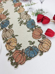 <b>Beaded</b> <b>Placemat</b> Handmade Luxury Dining Holiday Decor Customizable Design Durable Non-Slip MS Handicraft Unique Piece Custom - Product Image 2