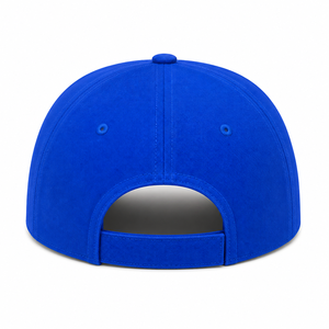 Casquette de baseball en coton bleue à 6 panneaux, réglable, unisexe, décontractée, couleur unie, visière incurvée - Product Image 2