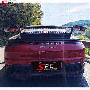 Alettone posteriore Aeropack in fibra di carbonio SPC 2019+ per Porsche 992 Sport Design, spoiler posteriore in fibra di carbonio per il nuovo 911 992 - Product Image 6
