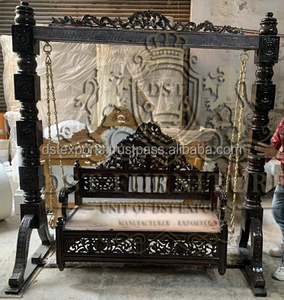 Luxury Modern Teak <b>Wood</b> Carved Indoor <b>Swing</b> Jhula-Durable Customizable Size & Color - Product Image 3