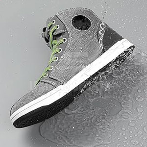 LEADER SPORTS Zapatos de Motocicleta de Cuero Hechos en Pakistán, Impermeables, con Logotipo Personalizado, Calidad Premium, para Hombre, Todas las Temporadas, a Bajo Precio - Product Image 5