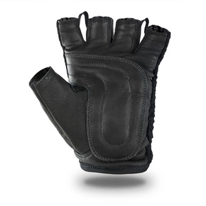 Guantes sin dedos de cuero de cabra al por mayor, transpirables, para silla de ruedas, gimnasio, deportes, seguridad industrial, resistentes al calor, para exteriores - Product Image 3