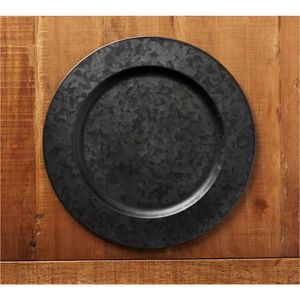 Assiette de service décorative de luxe en cuivre antique martelé pour mariage, événement, vaisselle et fournitures de décoration de fête - Product Image 5