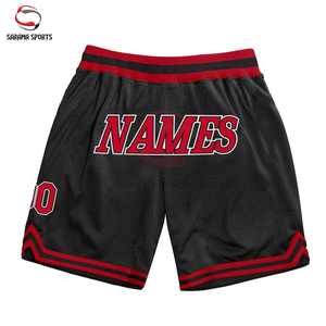 Shorts de basketball pour hommes en polyester avec logo personnalisé, impression par sublimation, vente en gros, shorts de basketball d'été pour hommes - Product Image 4